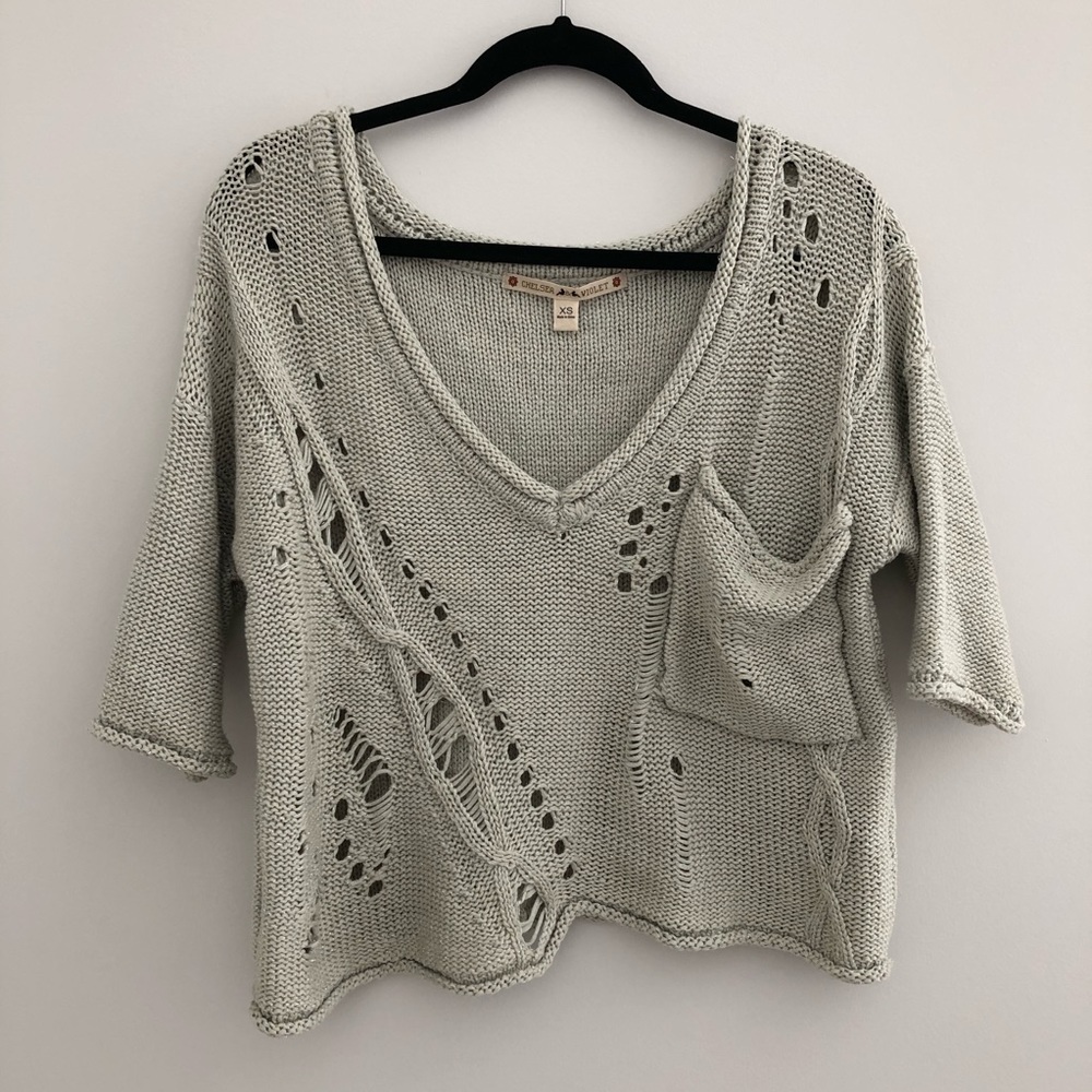 Chelsea & Violet Cropped Sweater